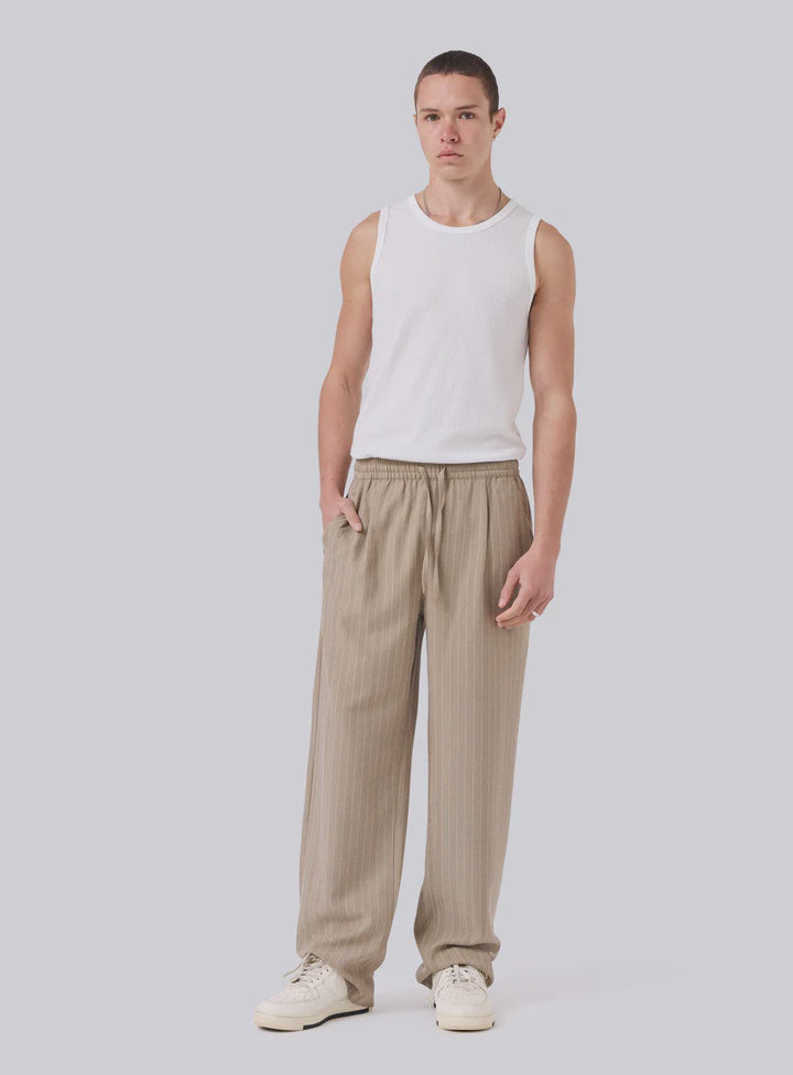 Boxy Suit Pant - Herringbone