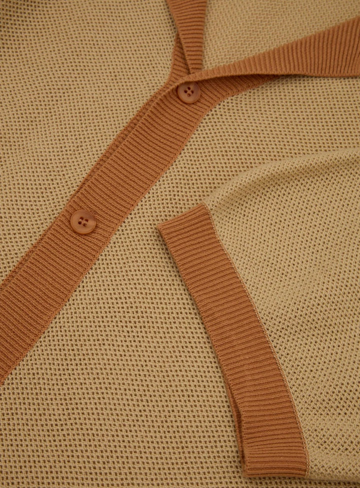 Knit Holiday Shirt - Beige