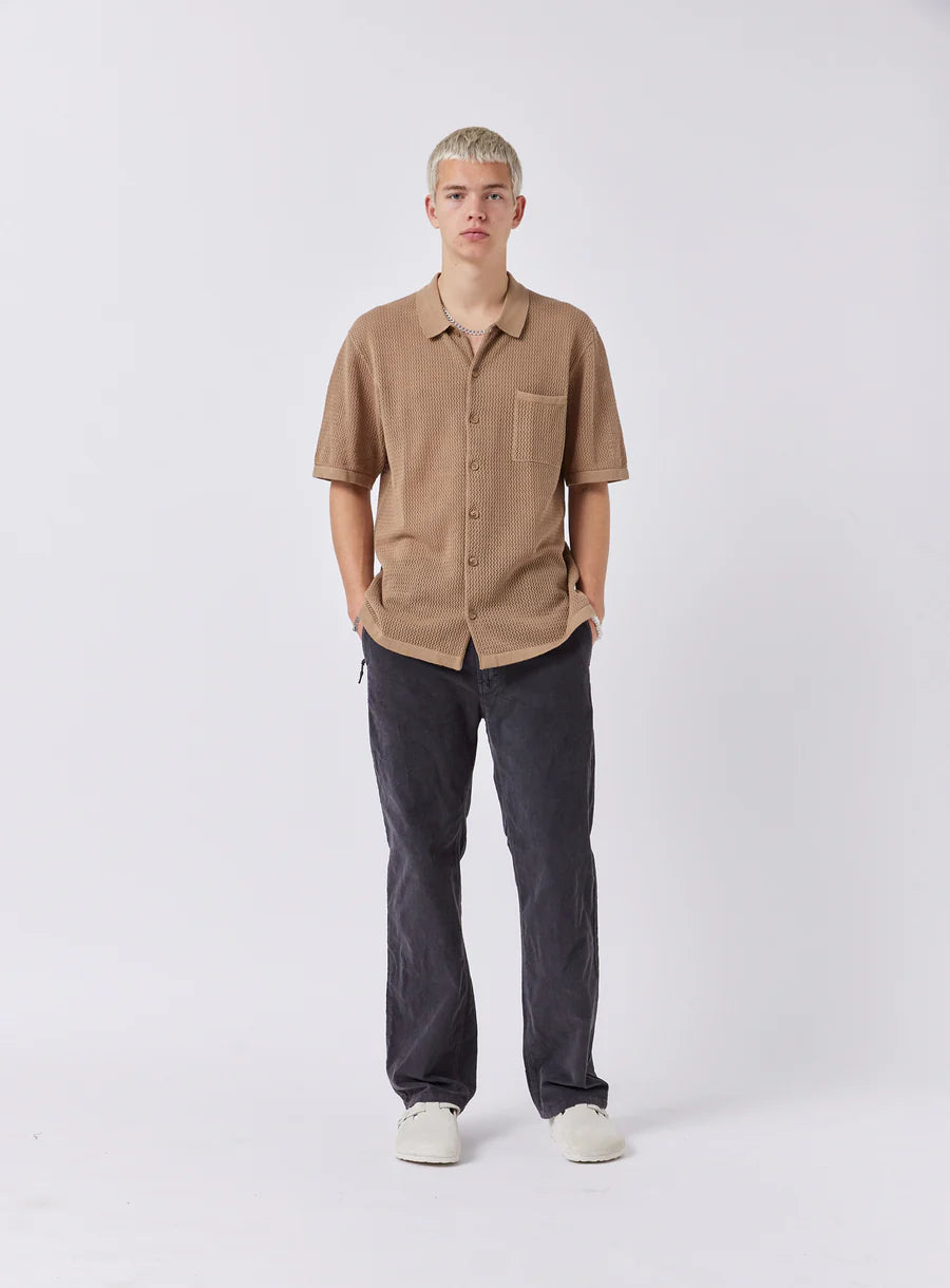 Knit Holiday Shirt - Dk Beige