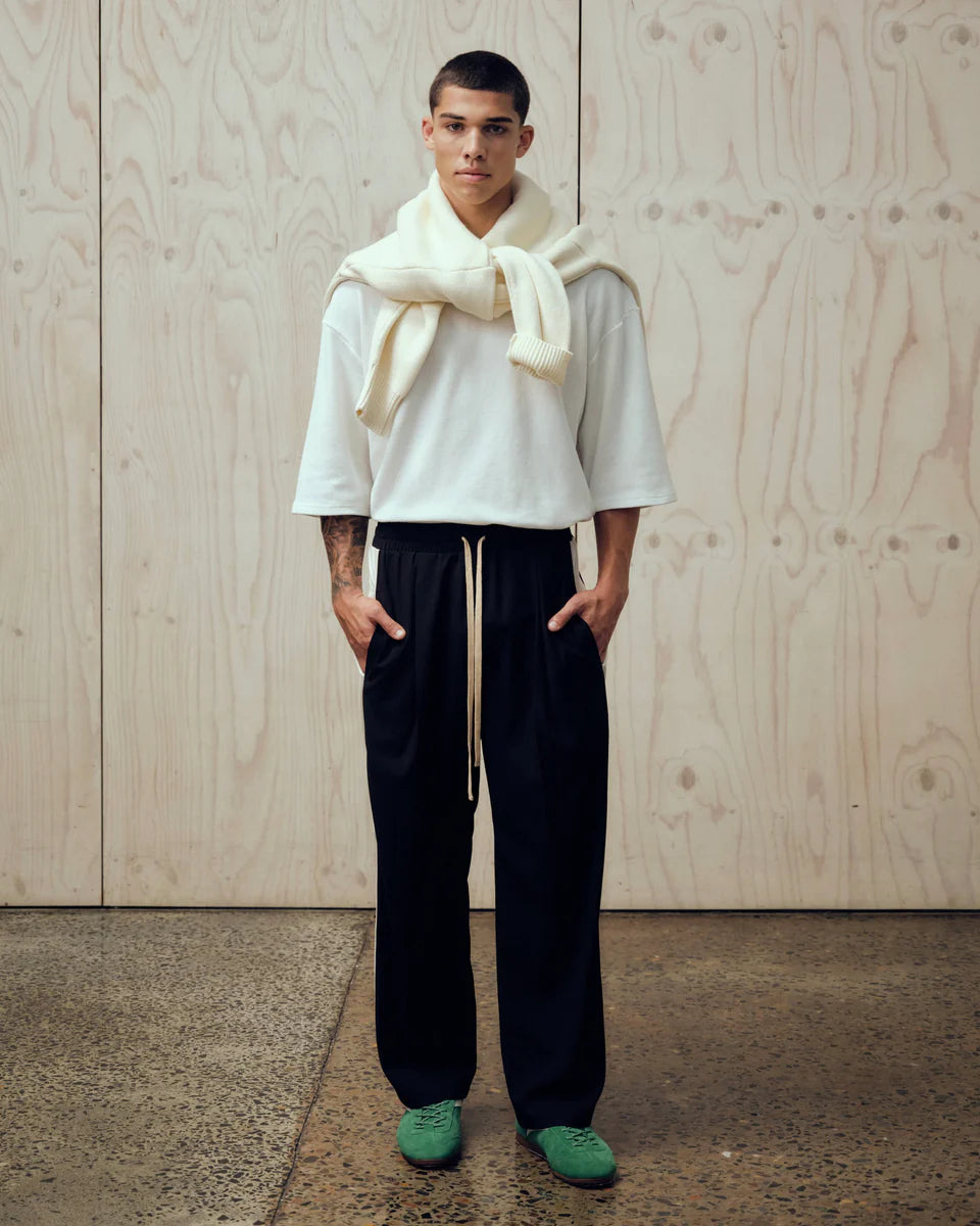 Relaxed Suit Pant - Black