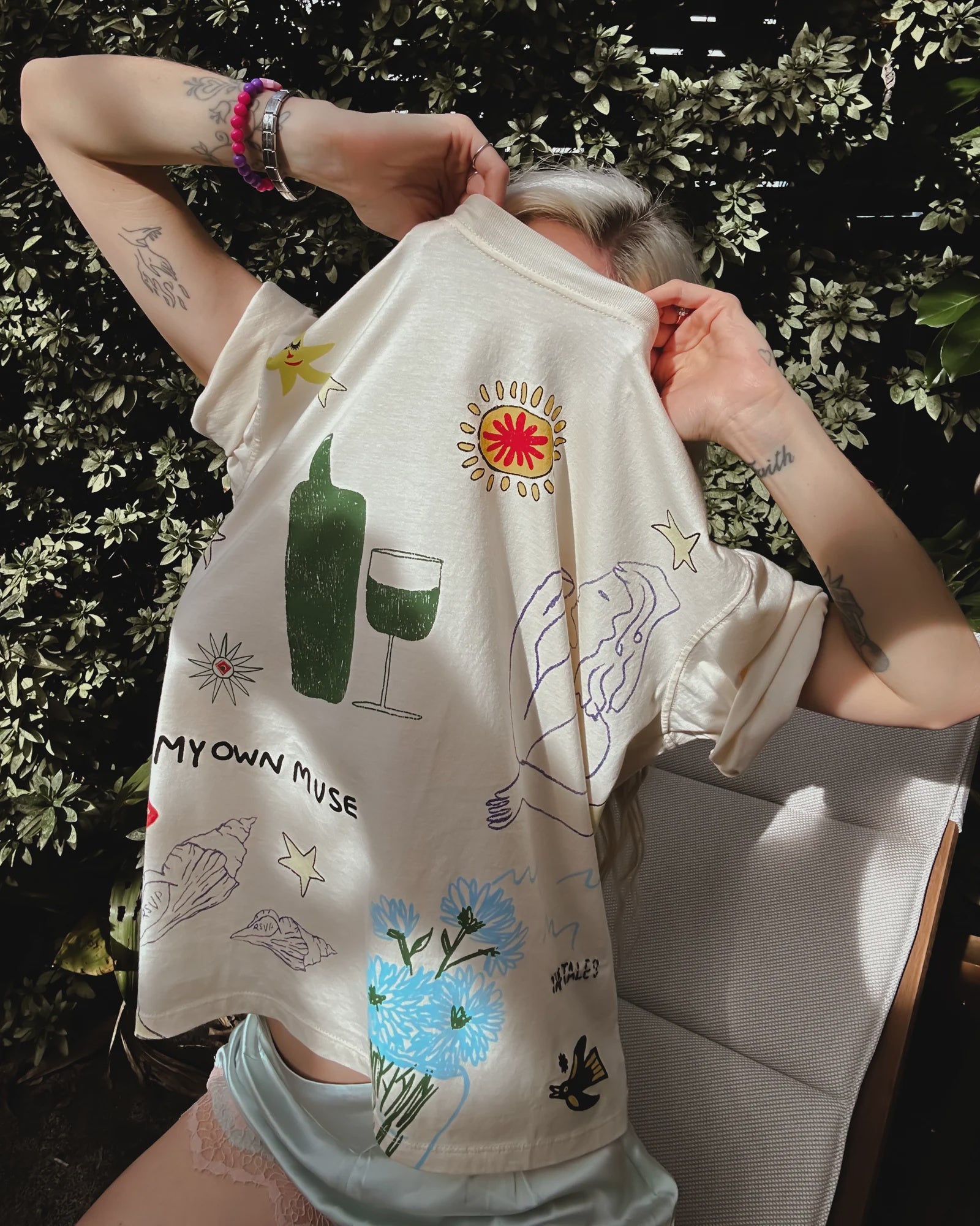 Illustrated Muse Tee