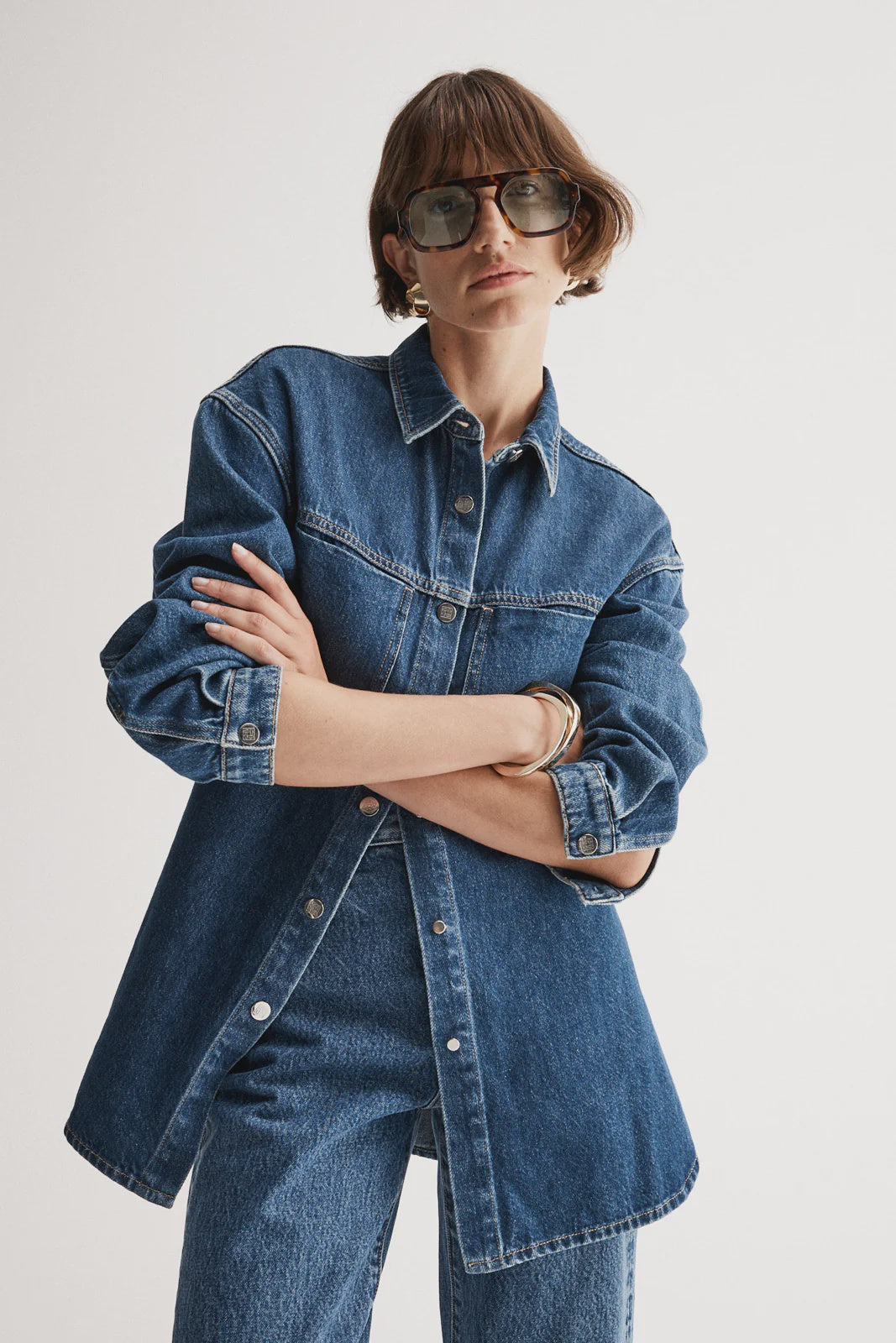 Odin Denim Shirt - Dark indigo