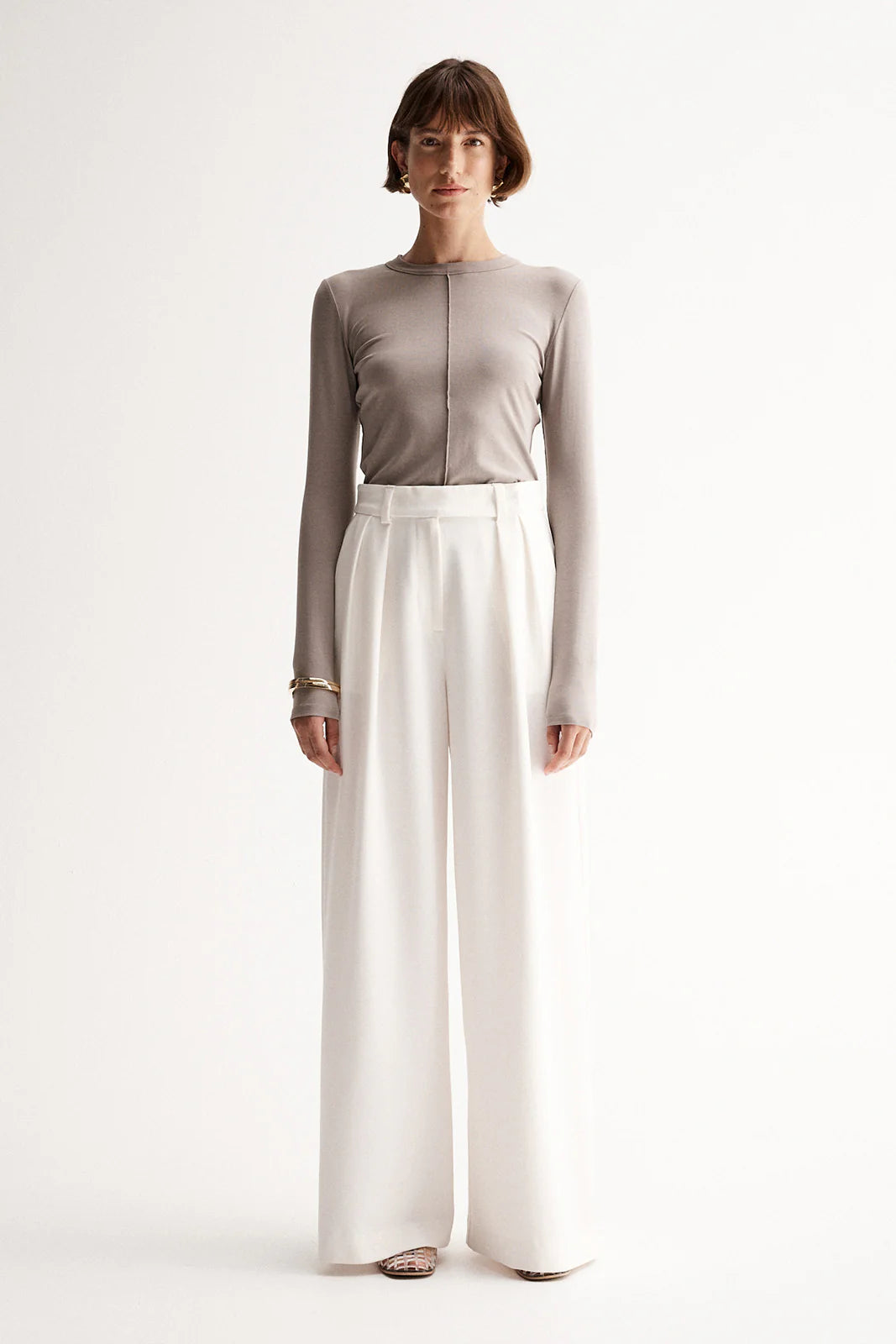 Elise Top - Almond Marle