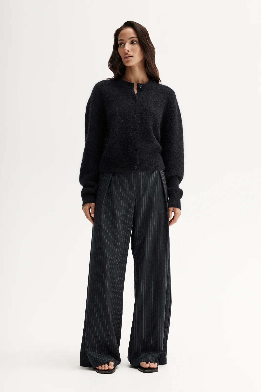 Abigail Knit Cardi - Midnight Navy