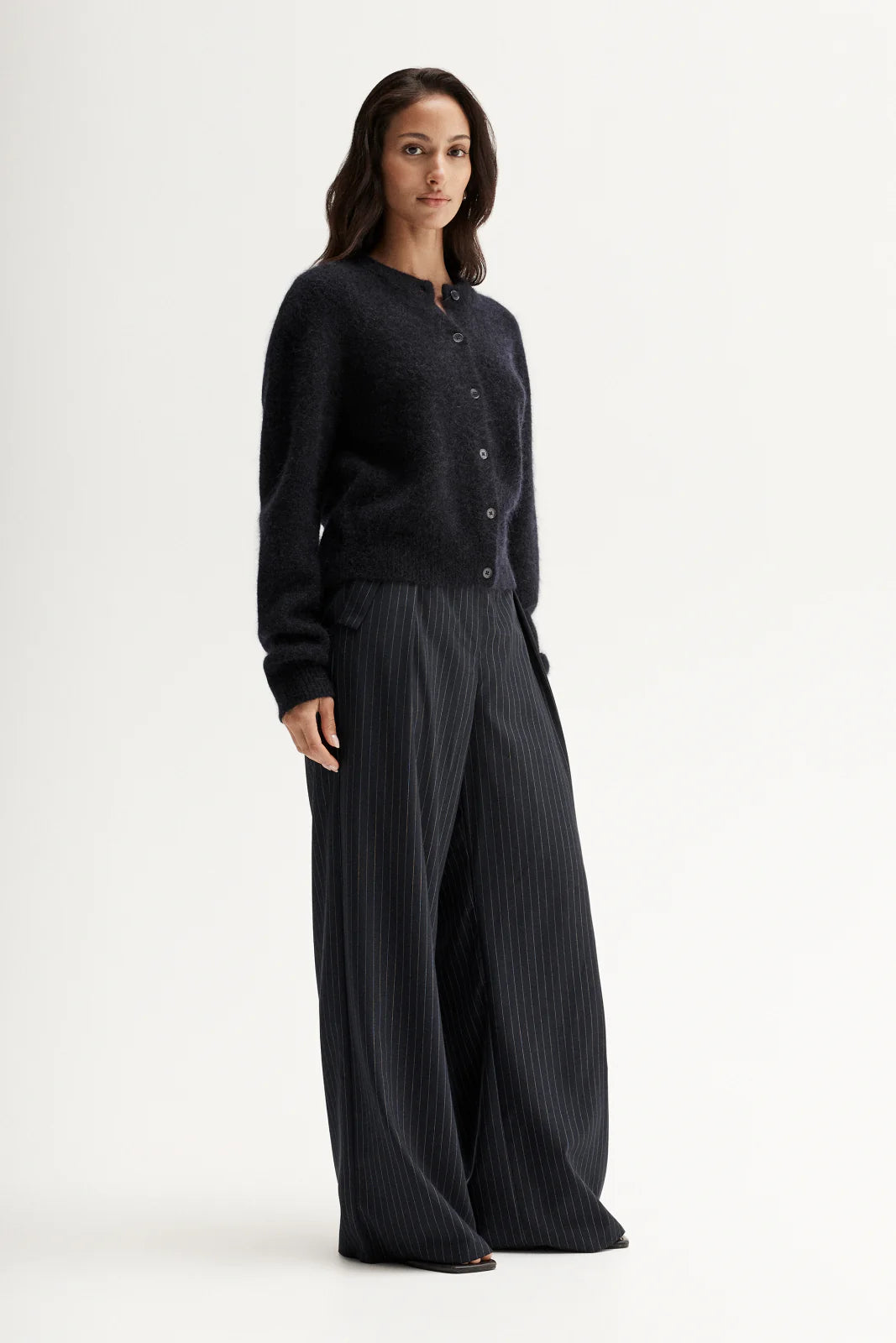 Abigail Knit Cardi - Midnight Navy