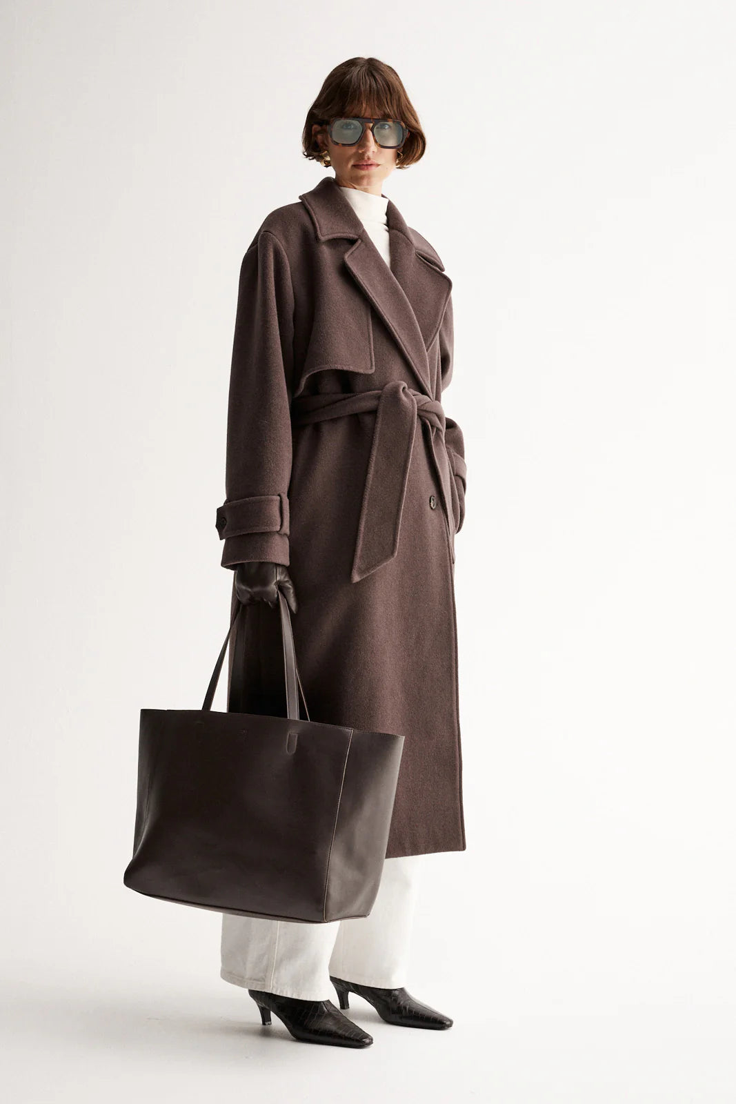 Arna Coat - Chocolate