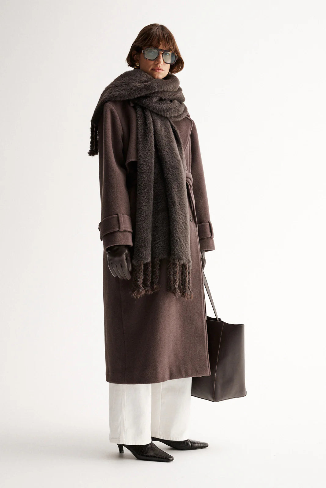Lottie Scarf - Chocolate