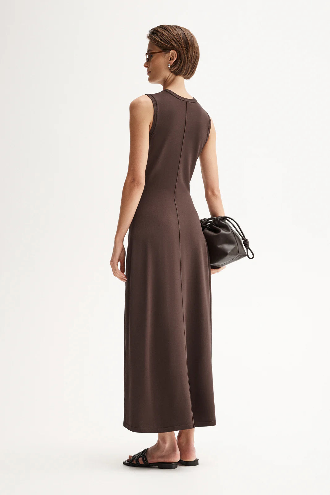 Helene Maxi Dress - Chocolate
