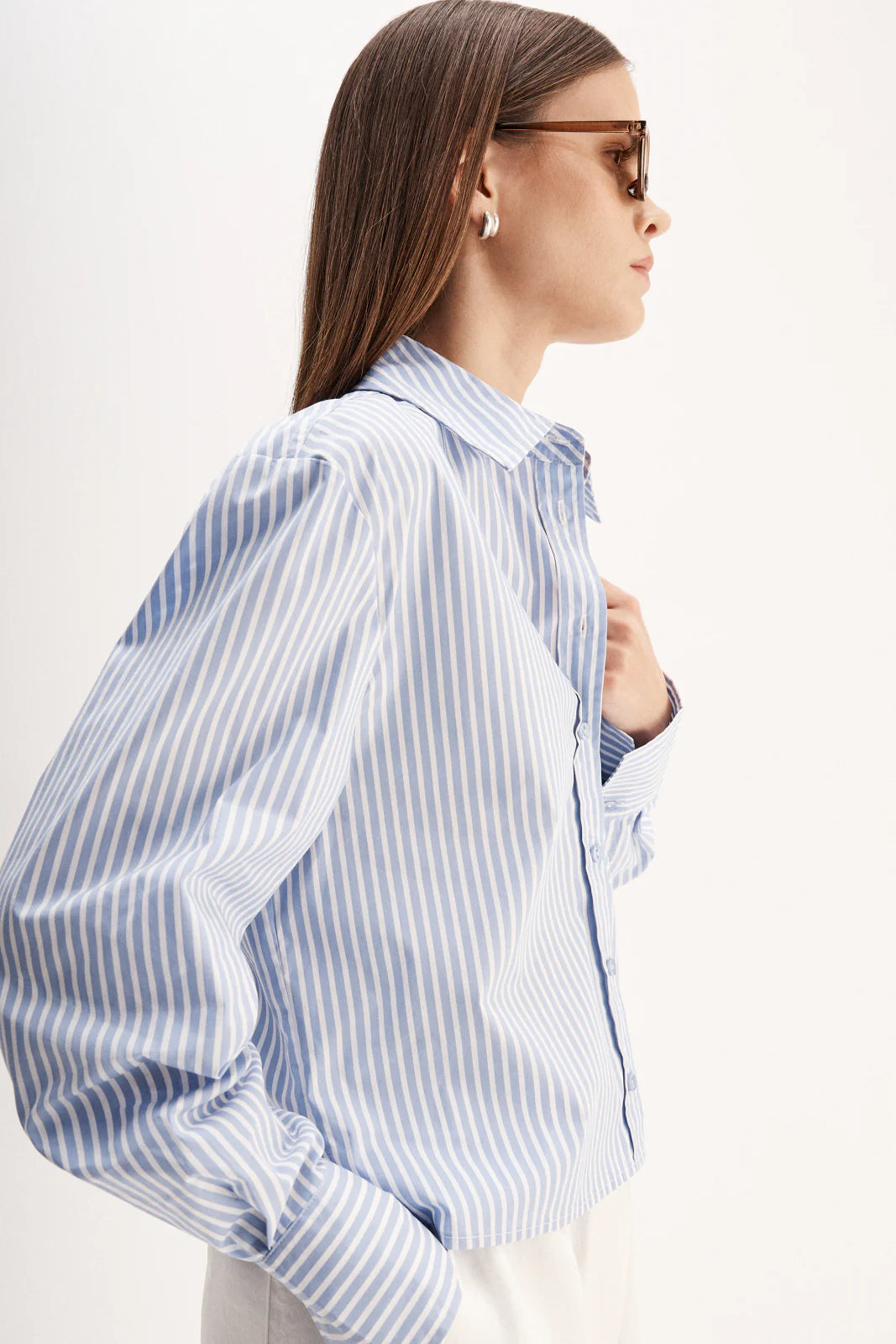 Dash Stripe Shirt - Blue Stripe