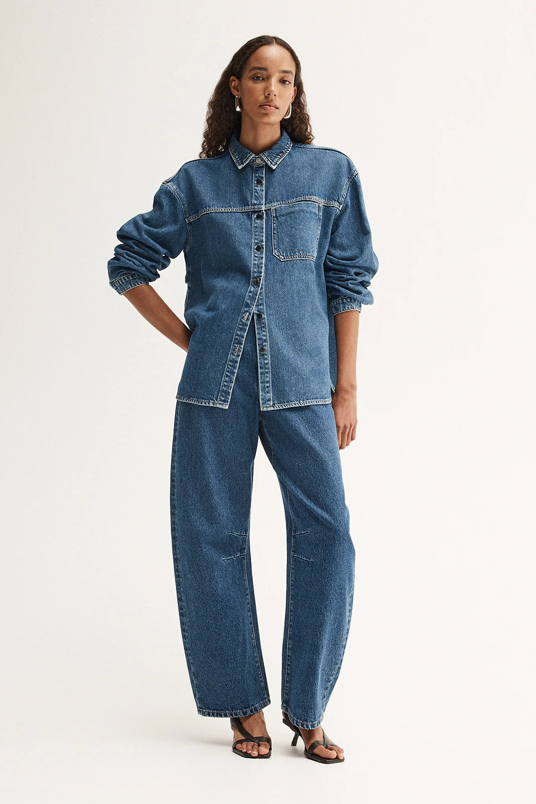 Kennedy Denim Shirt - Dark Indigo