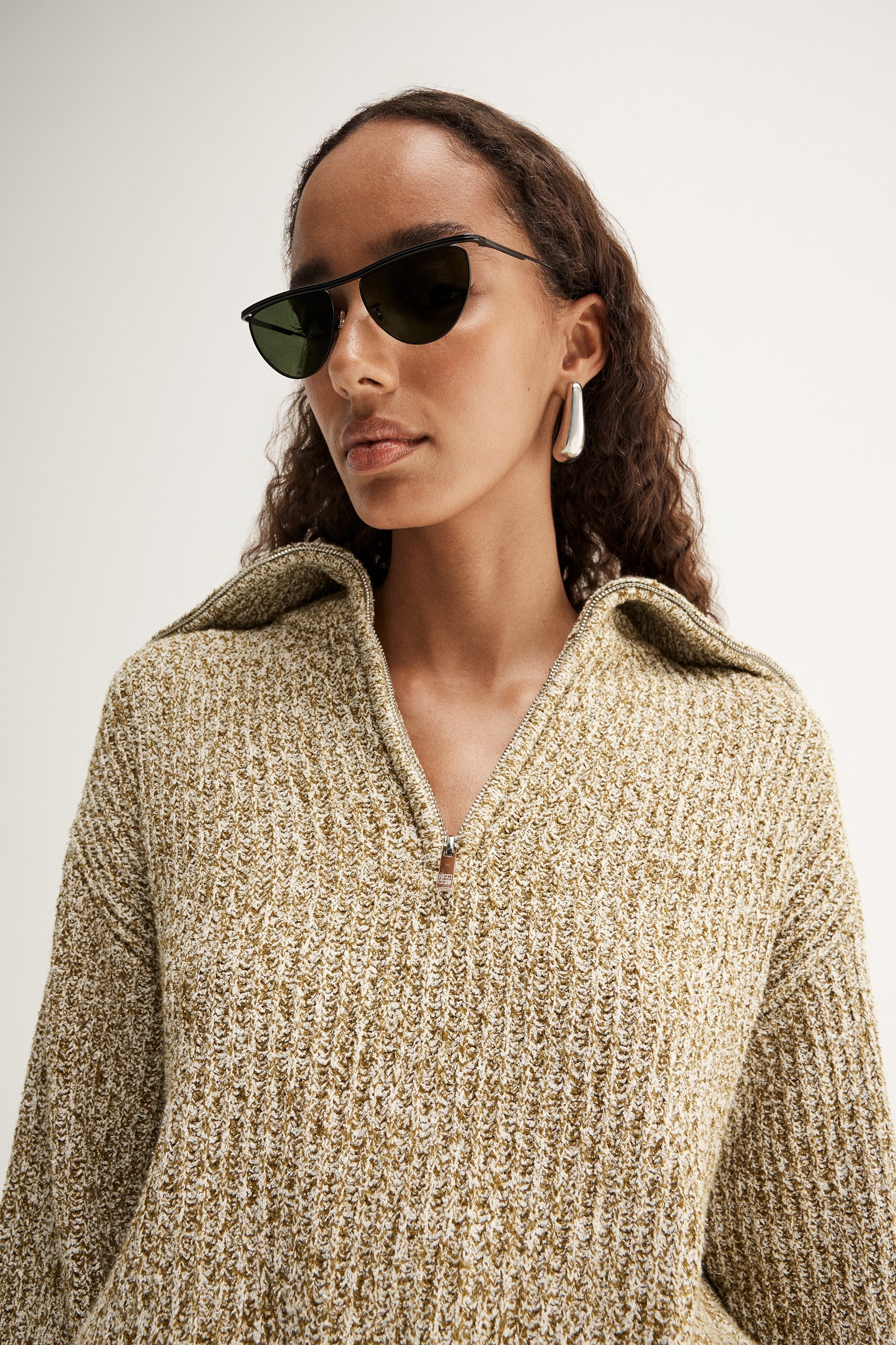 Harrie Knit Jumper - Moss Marle