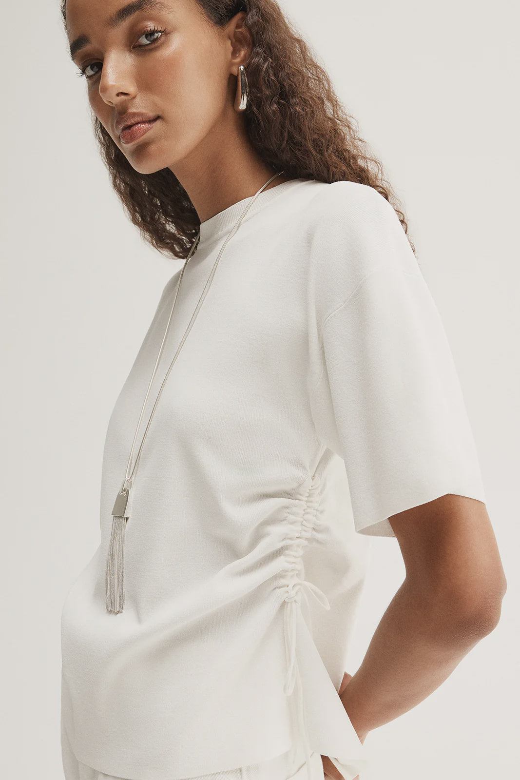 Marley Knit Top - White