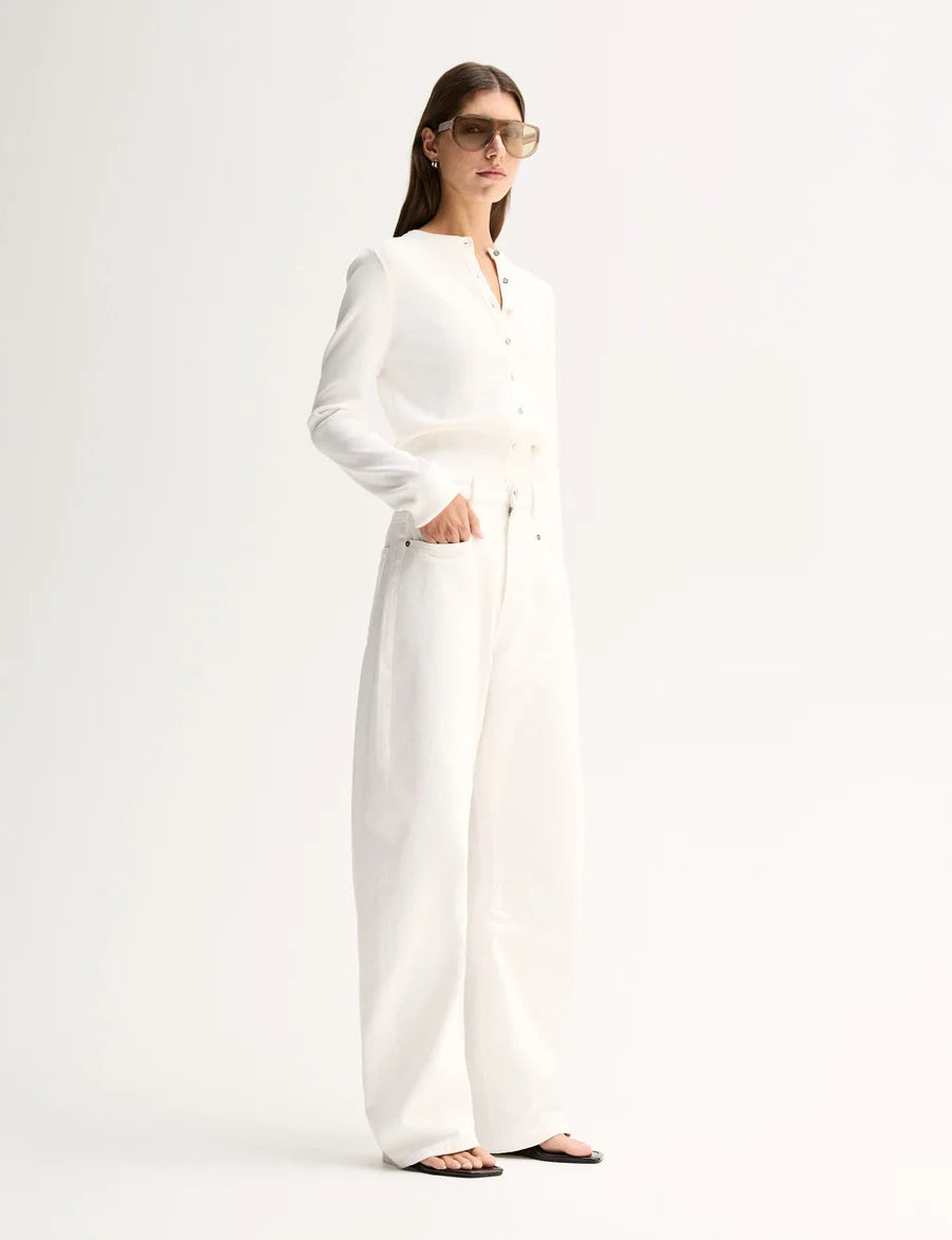 Penny Knit Cardigan - White