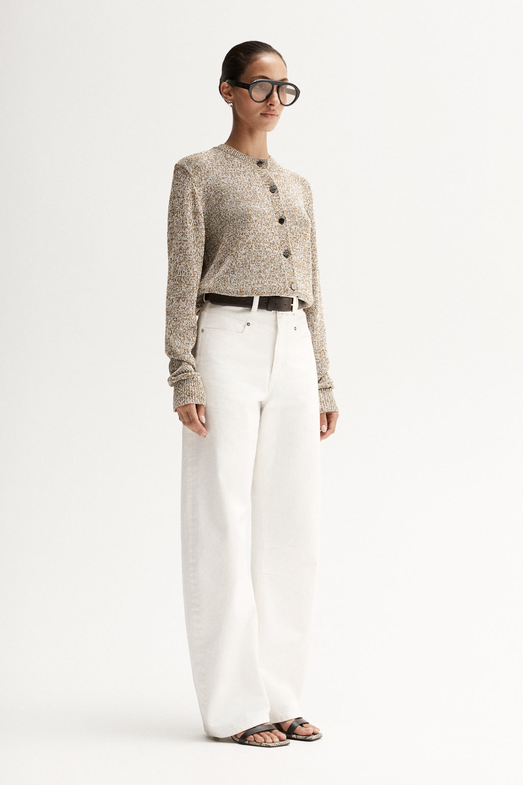 Hale Knit Cardigan - Moss Mix