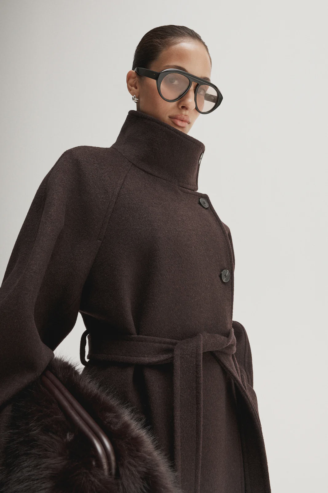 Angelica Coat - Chocolate