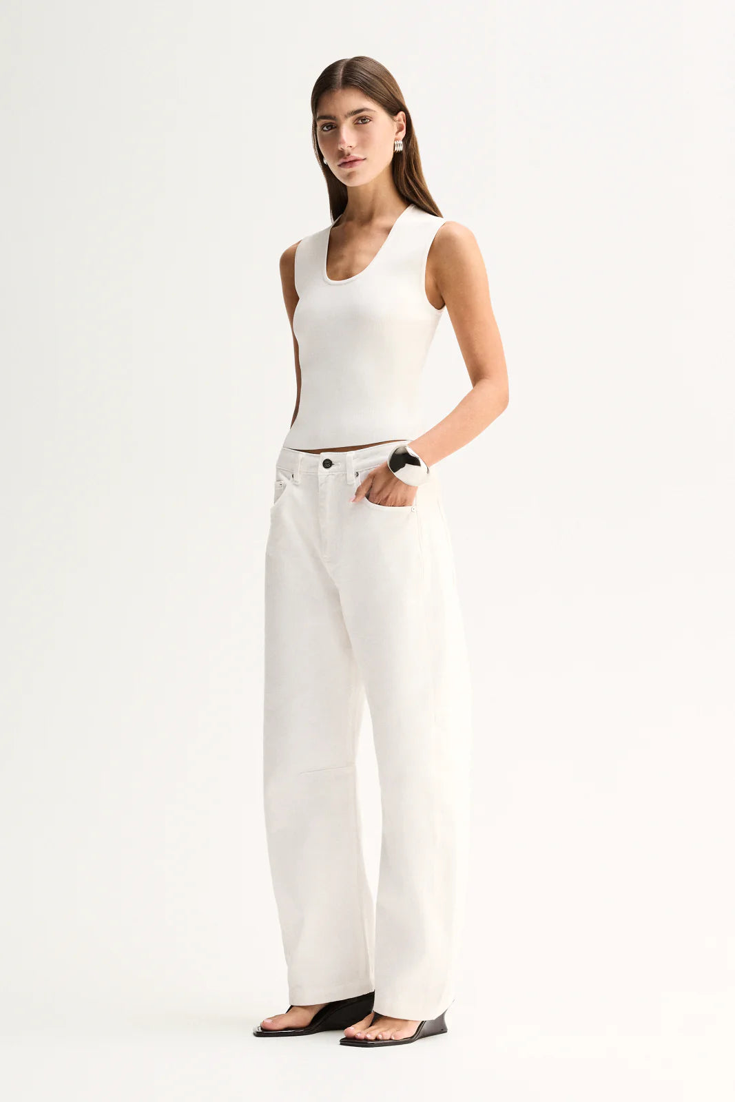Mayfield denim Pant - Ivory