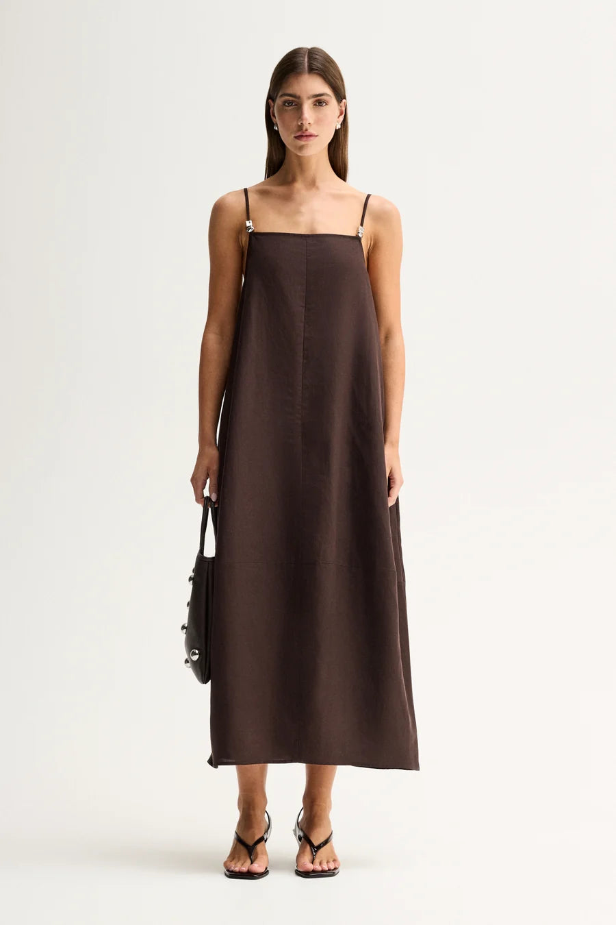 Carlo Maxi Dress - Chocolate