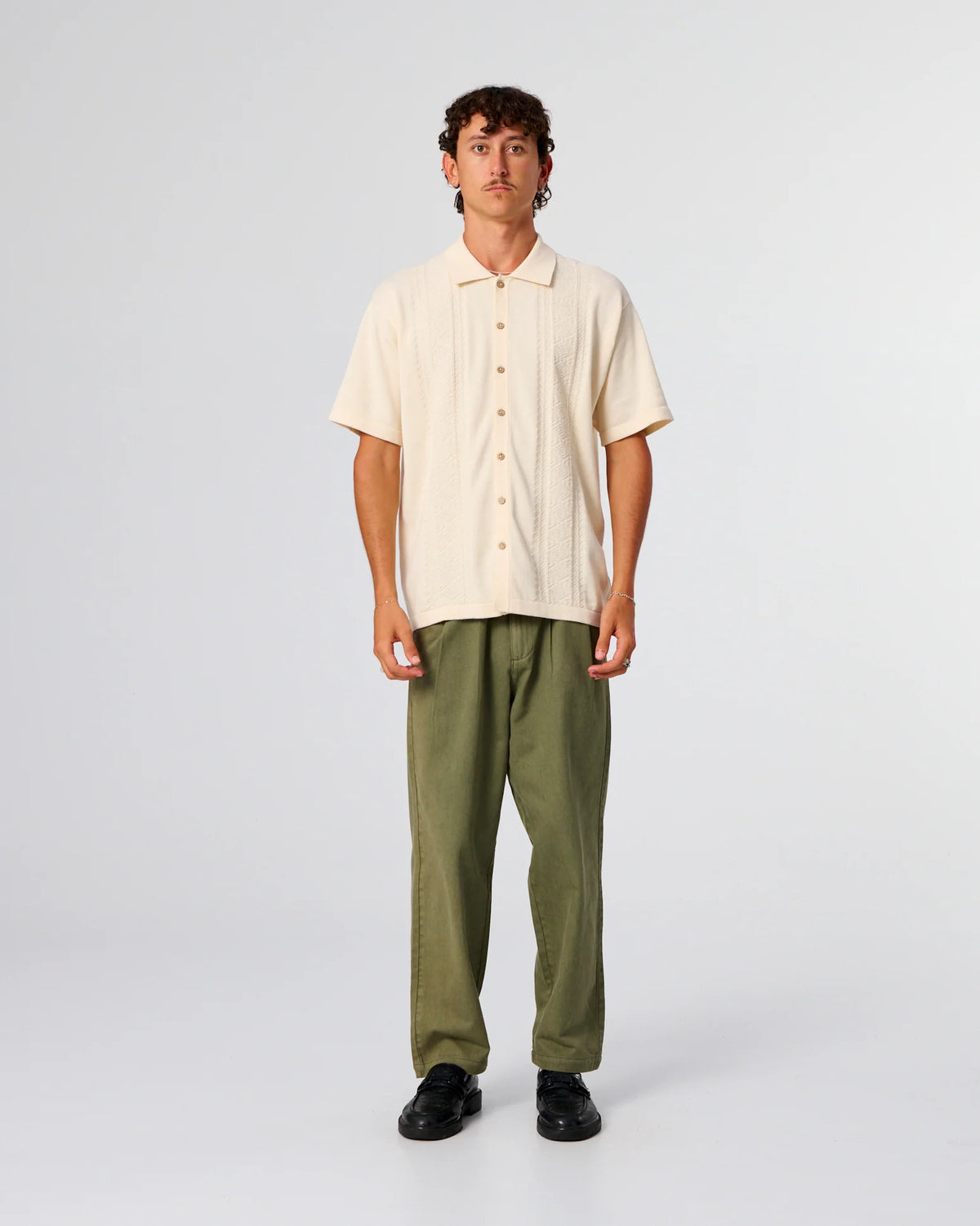 Trader Knit Shirt - Ecru