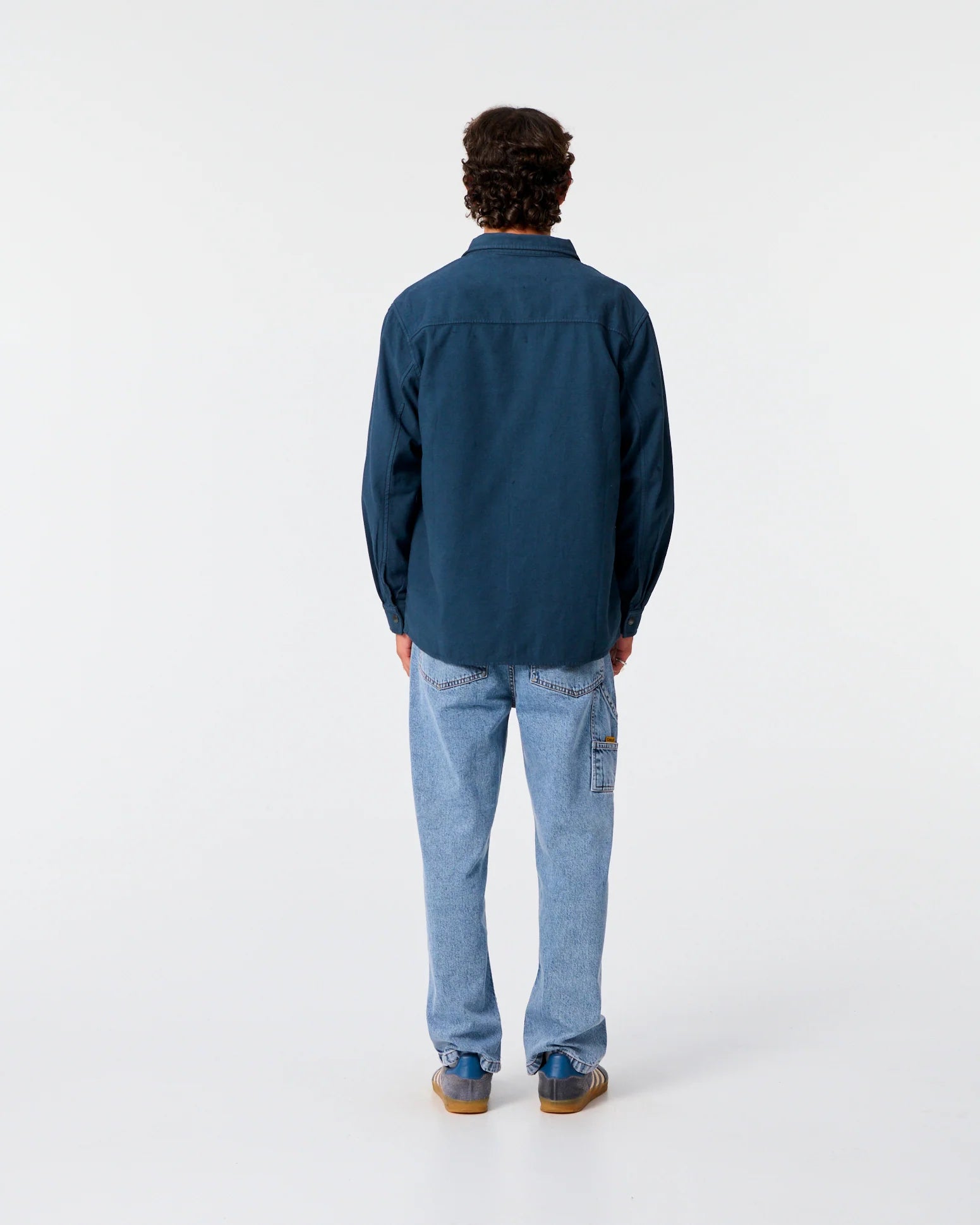 Sun Cured Overshirt - Worker Blue