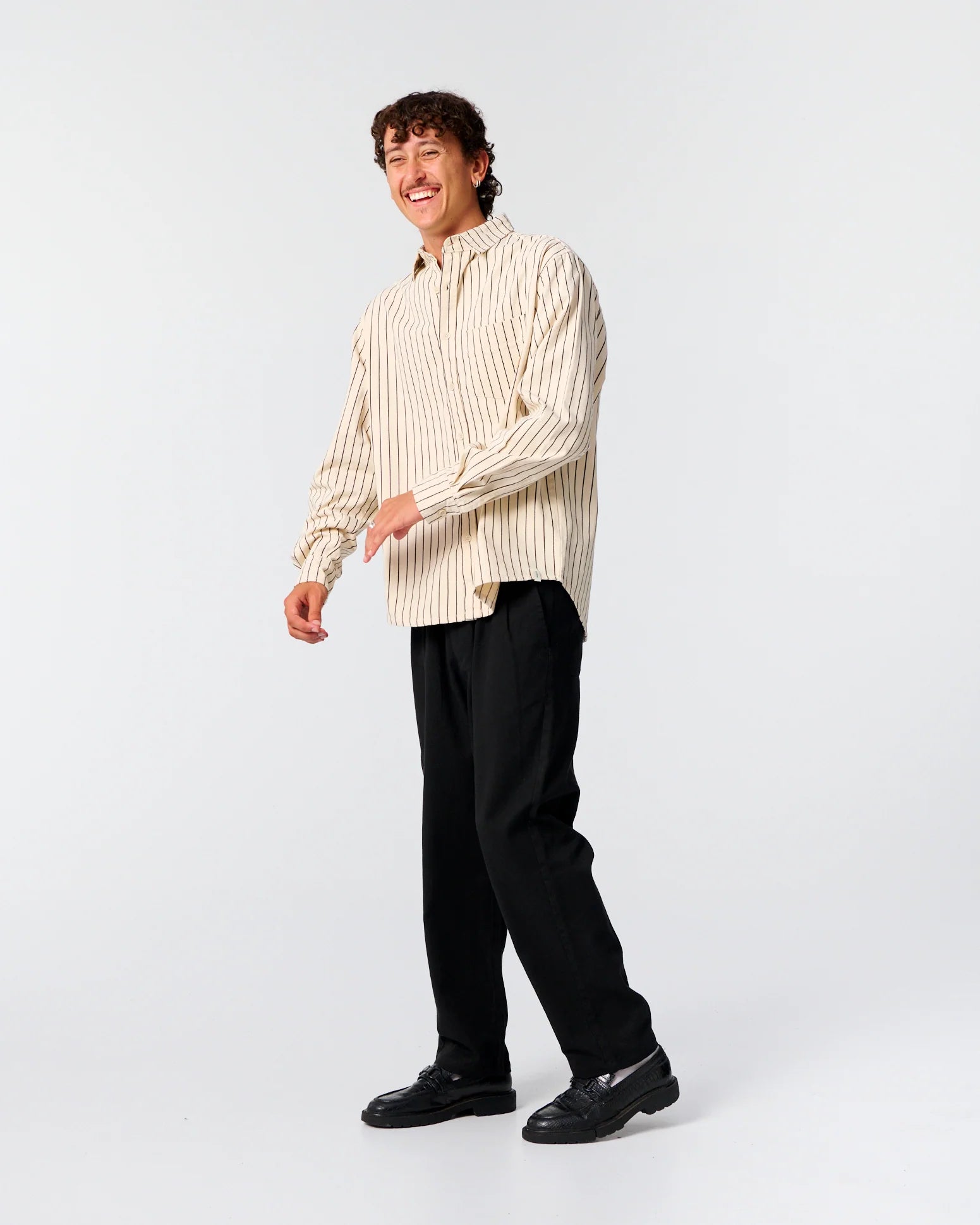 Portals L/S Shirt - Vintage White