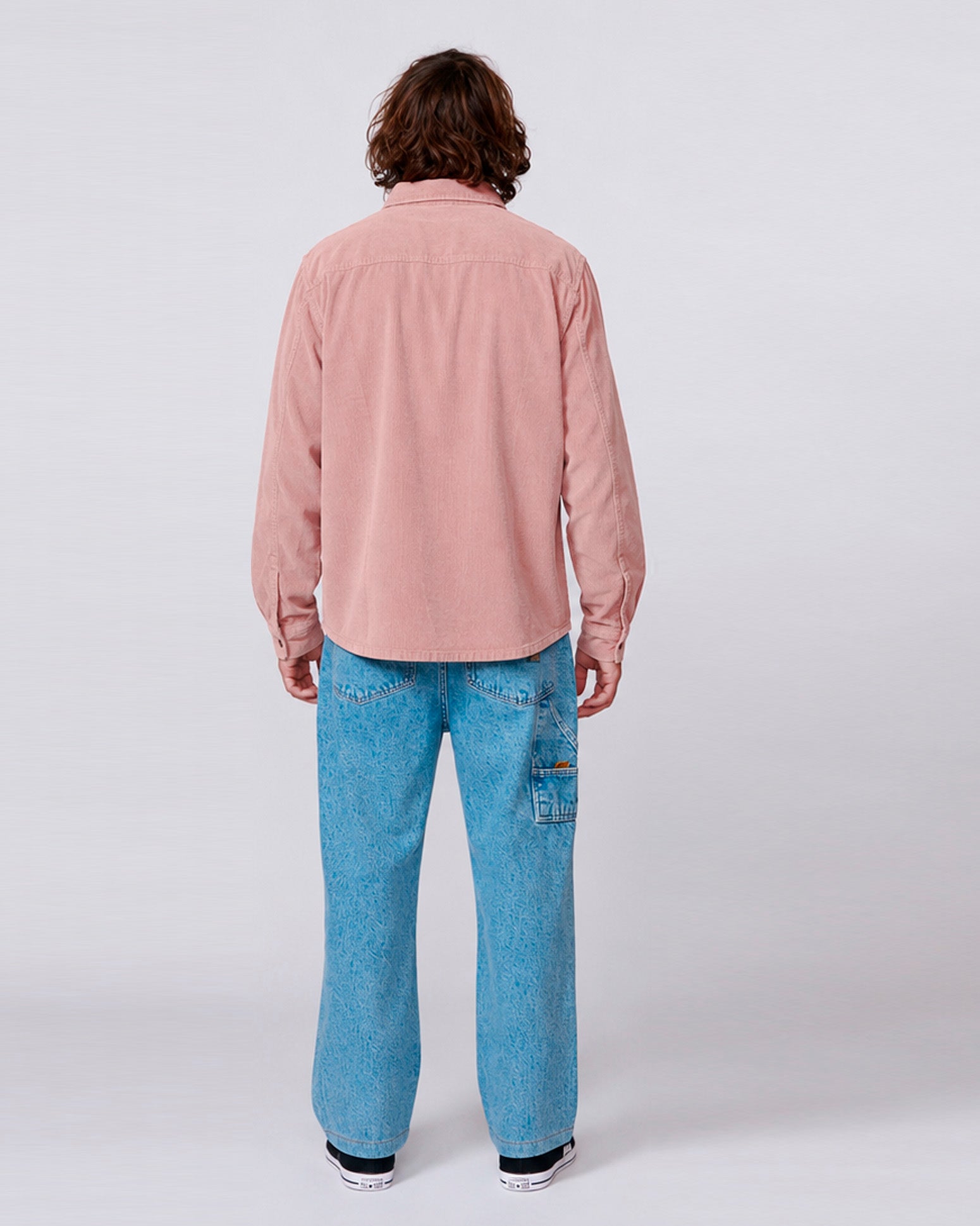 Lazy Boy Cord Shirt - Dusty Pink