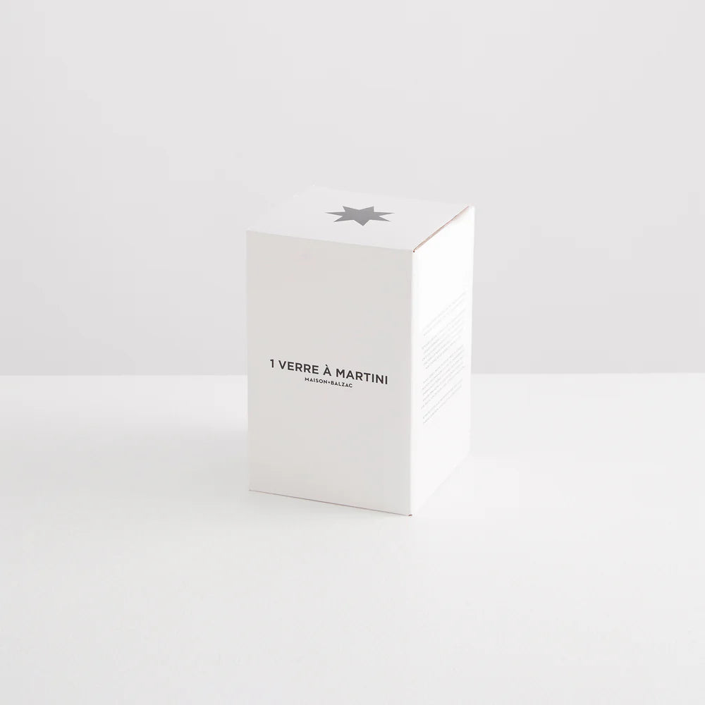 Martini Glass - Clear & olive
