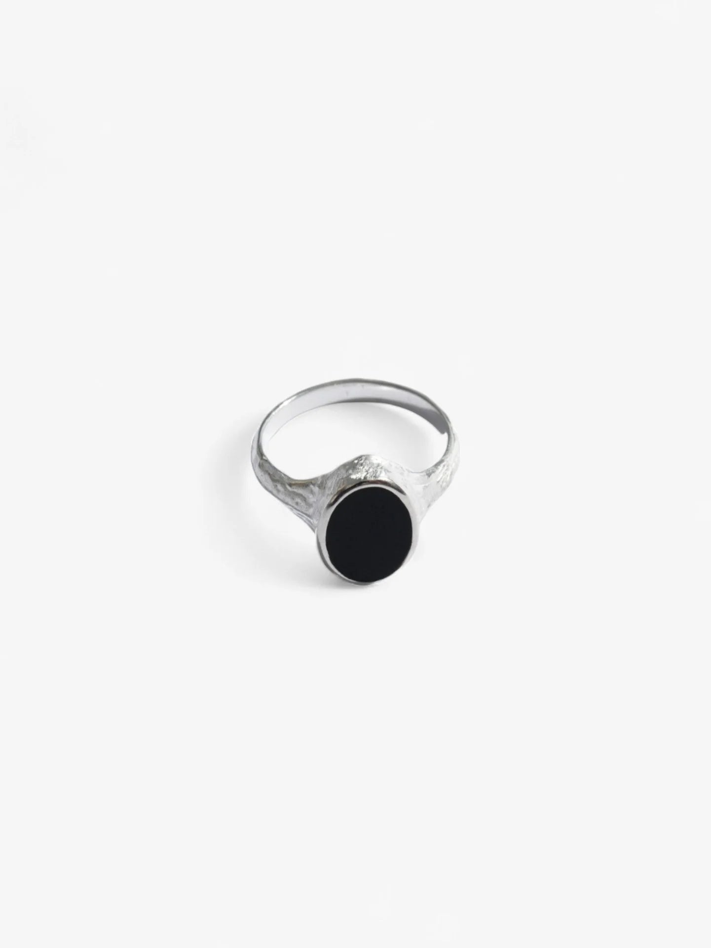 Midnight Onyx Ring - Sterling Silver