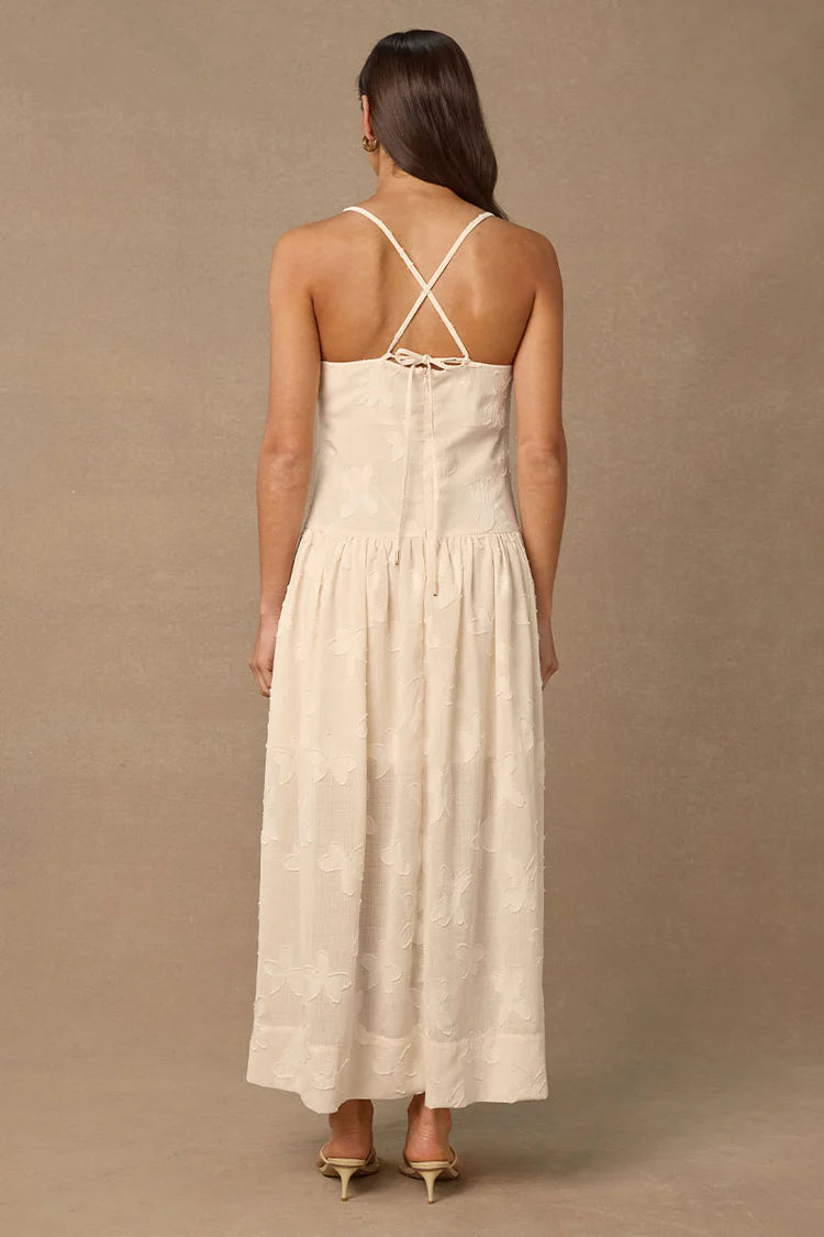 Capricorn Midi Dress - Cream