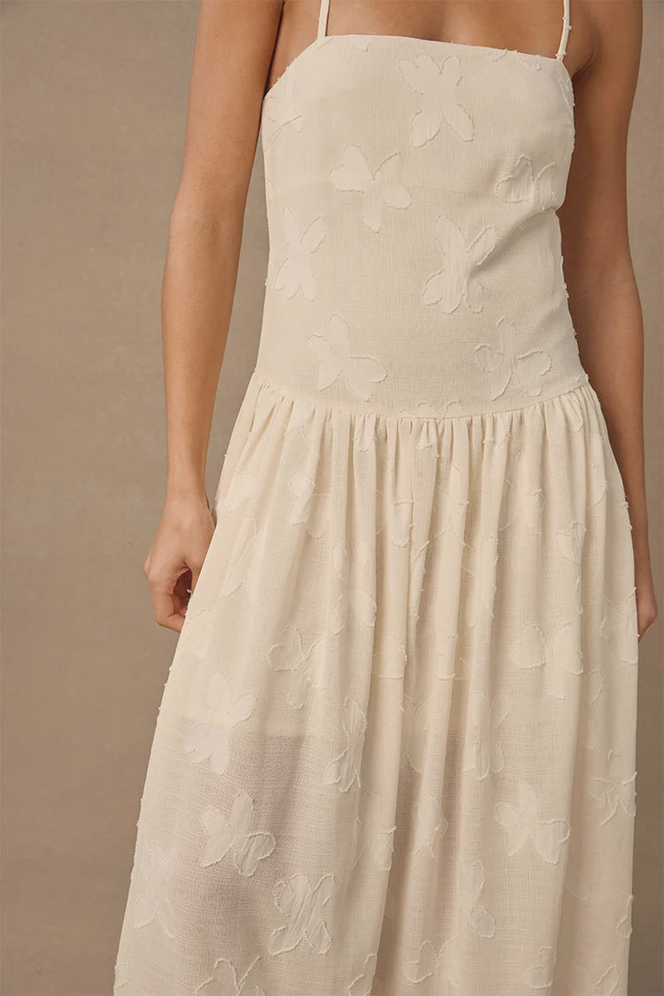 Capricorn Midi Dress - Cream