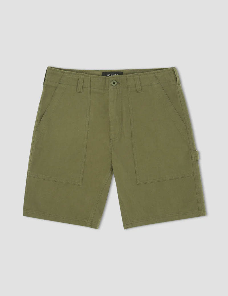Carpenter Walk Short - Washed Army