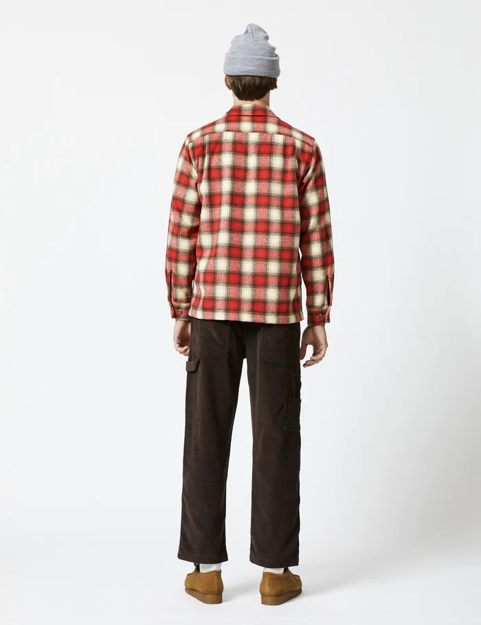 Nomad L/S Flannel - Red/Natural