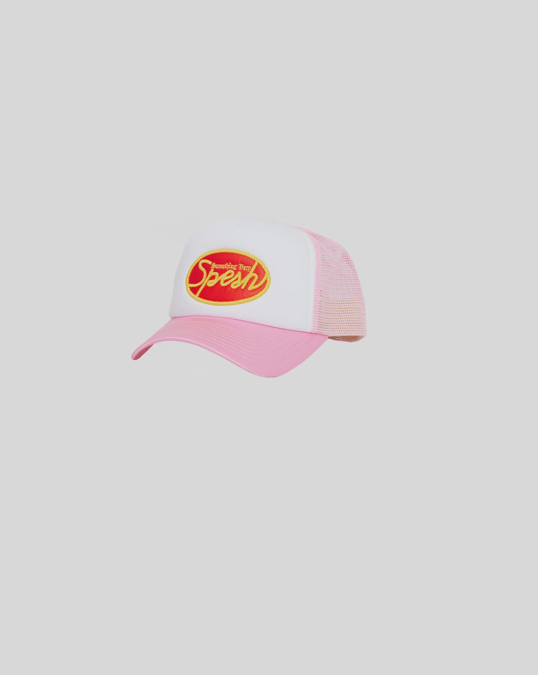 Pink & White Foam Spesh Trucker