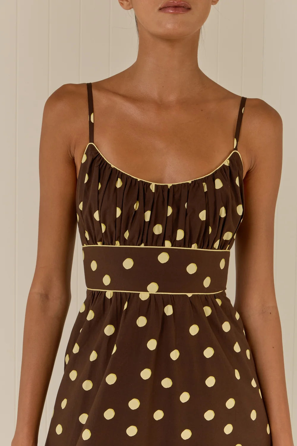 Bambi Dress - Giallo Pois