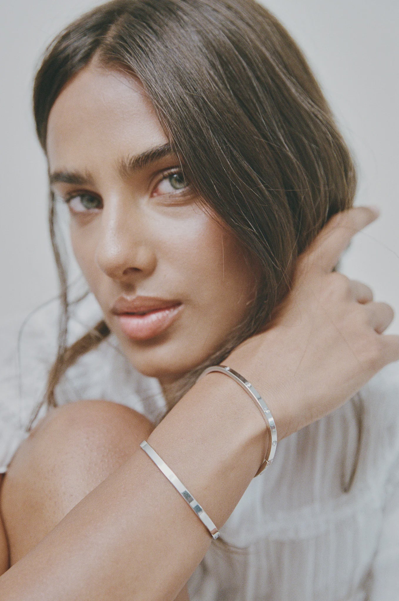 Dylan Bangle Silver - Plain