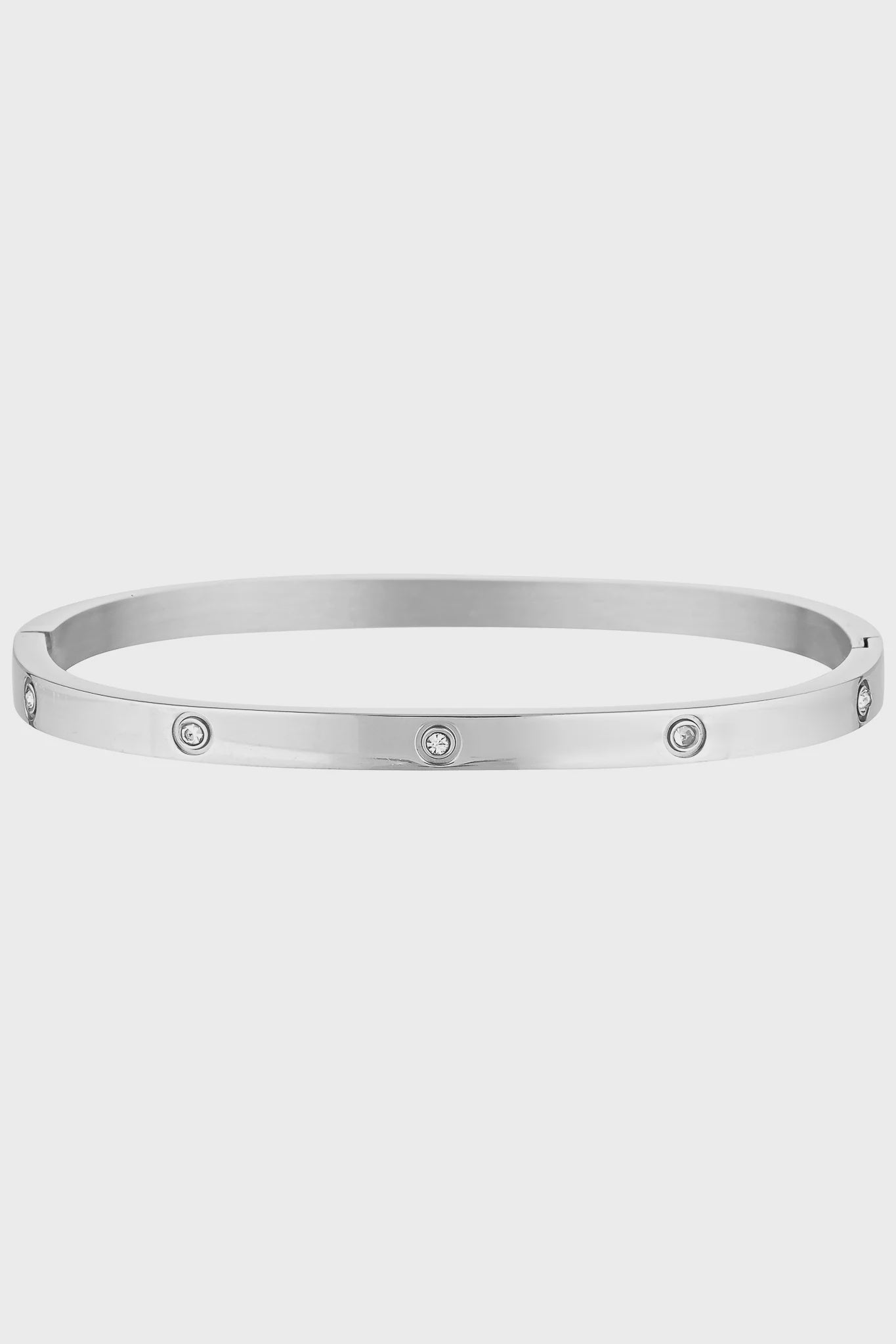 Dylan bangle Silver - Celestial Clear