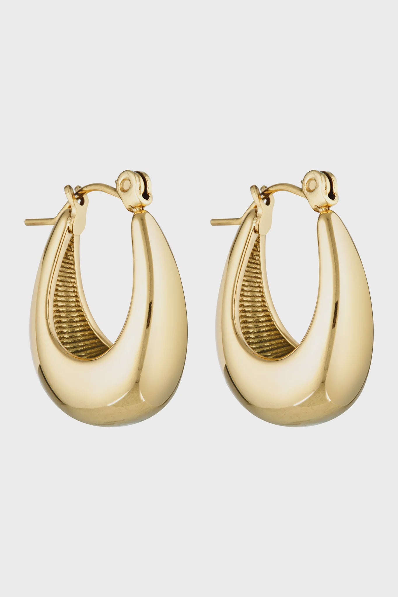 Tear Drop Earrings - Gold