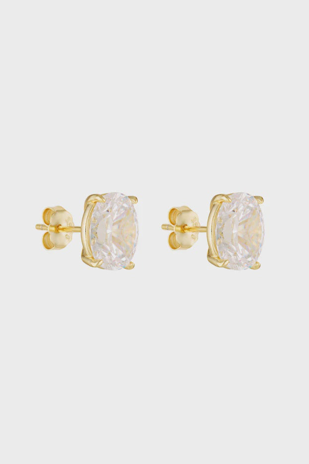 Oval Studs - 2 Ct
