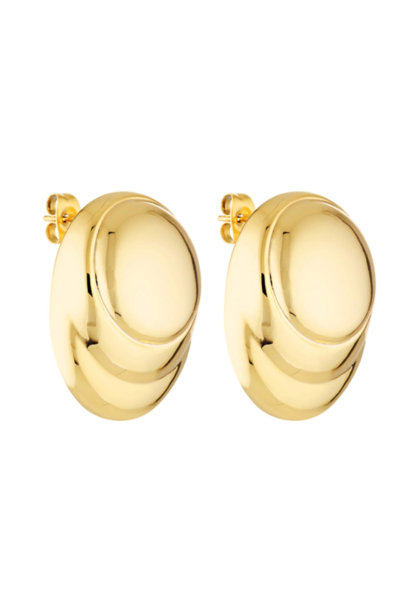 Seashell Earrings - Gold