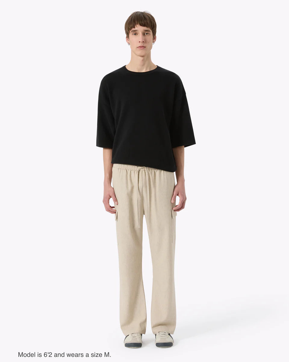 Bootcut Linen Cargo Pant