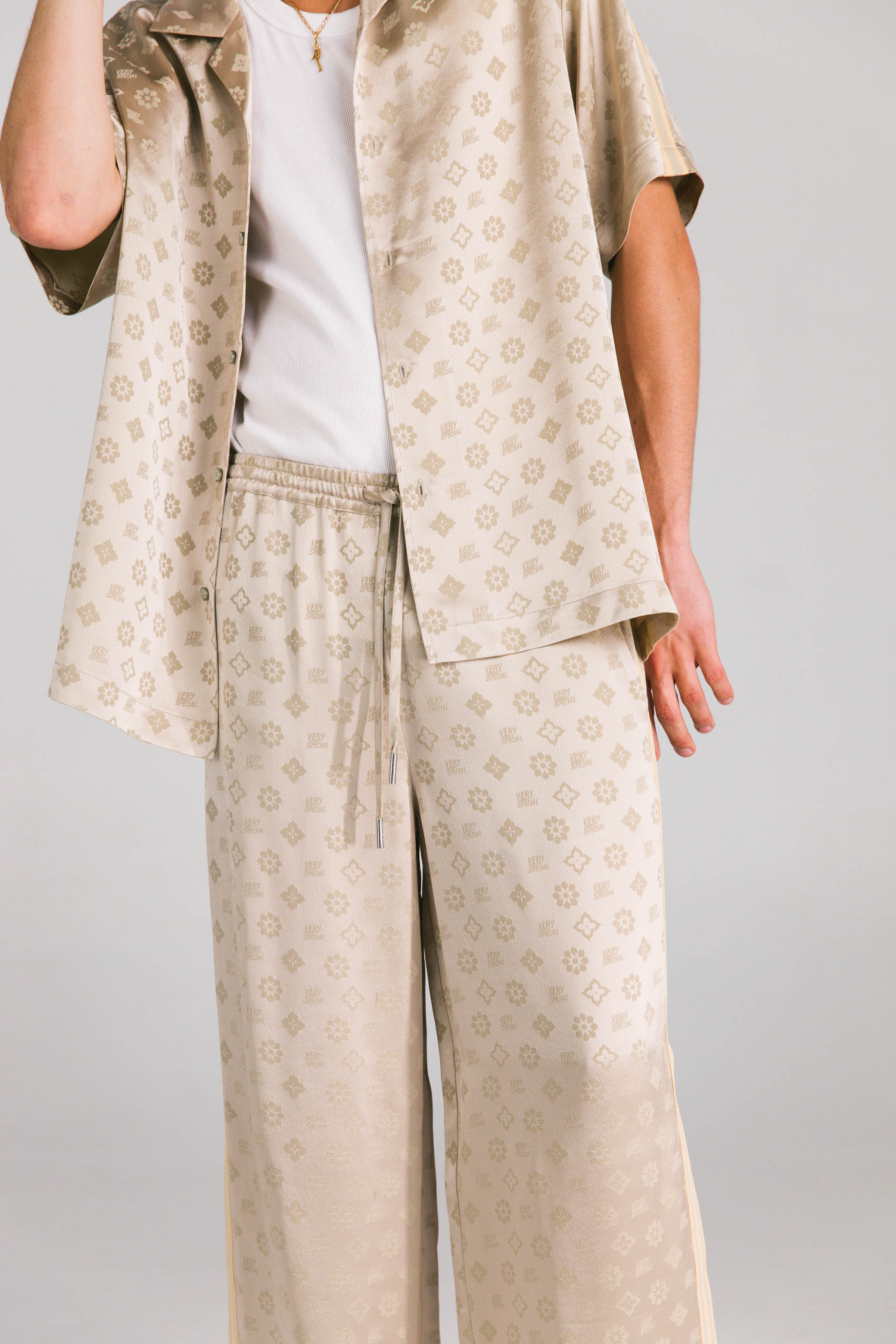 Jacquard Satin vacay Pant