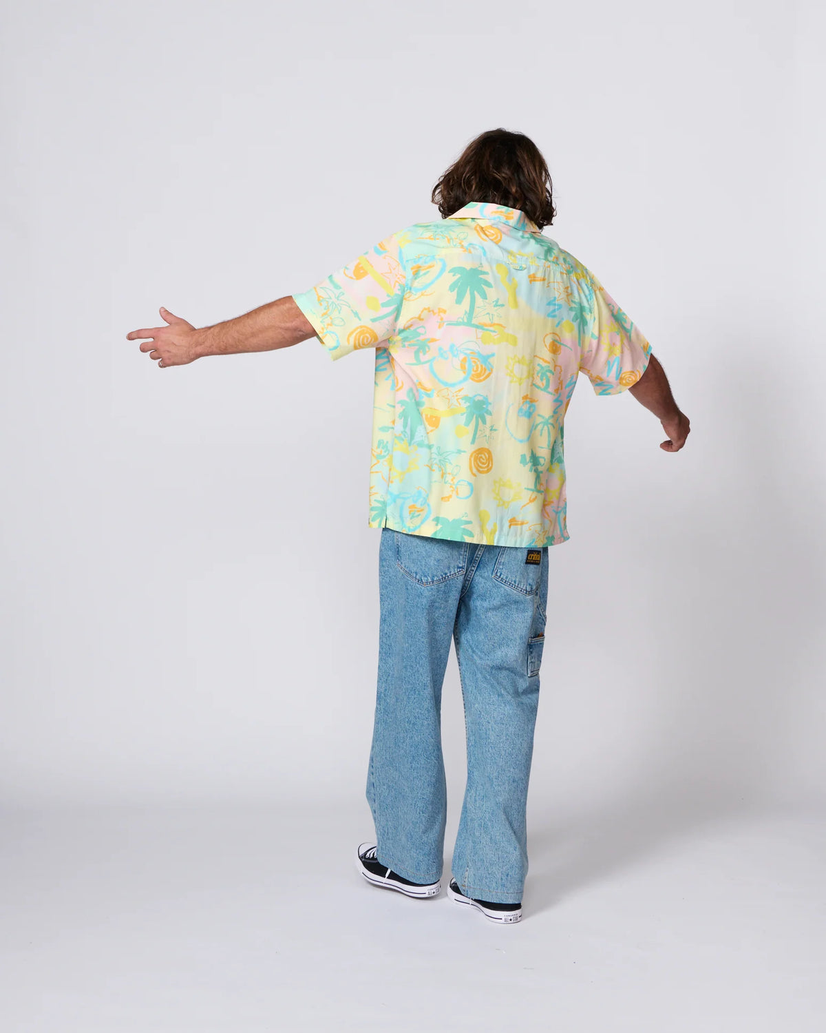 Scribbles Resort S/S Shirt - Pastel