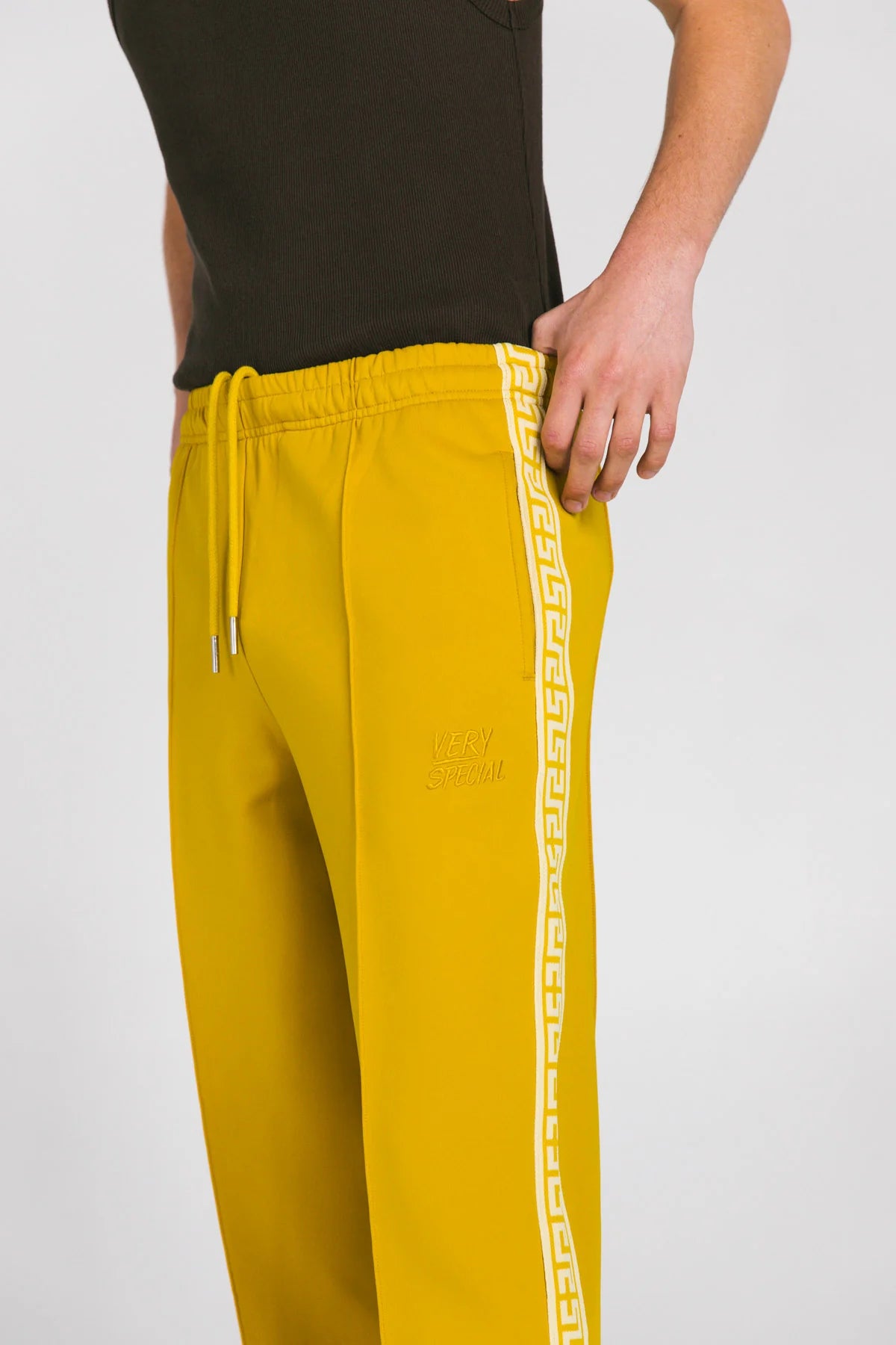 Geo Track pants - Marigold