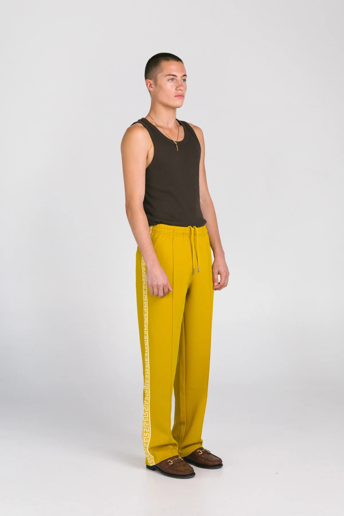 Geo Track pants - Marigold