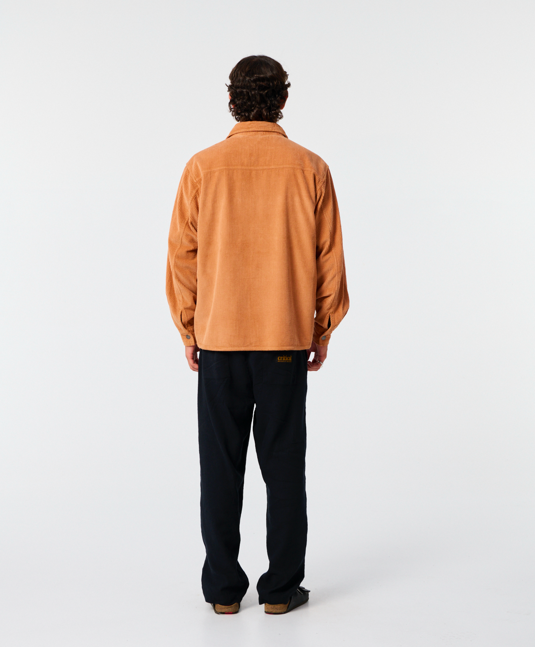 Surface Cord Overshirt - Terracotta