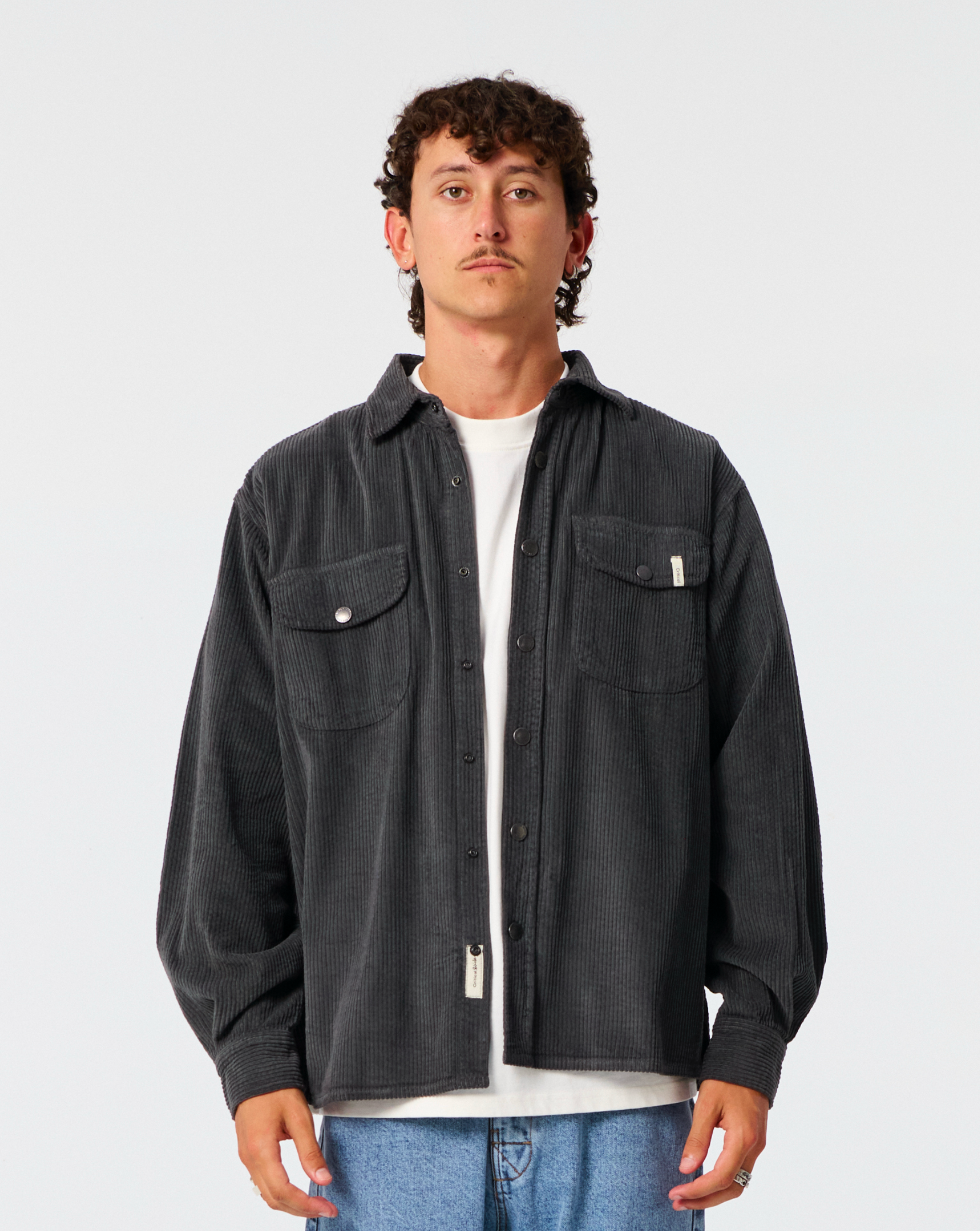 Surface Cord Overshirt - Phantom