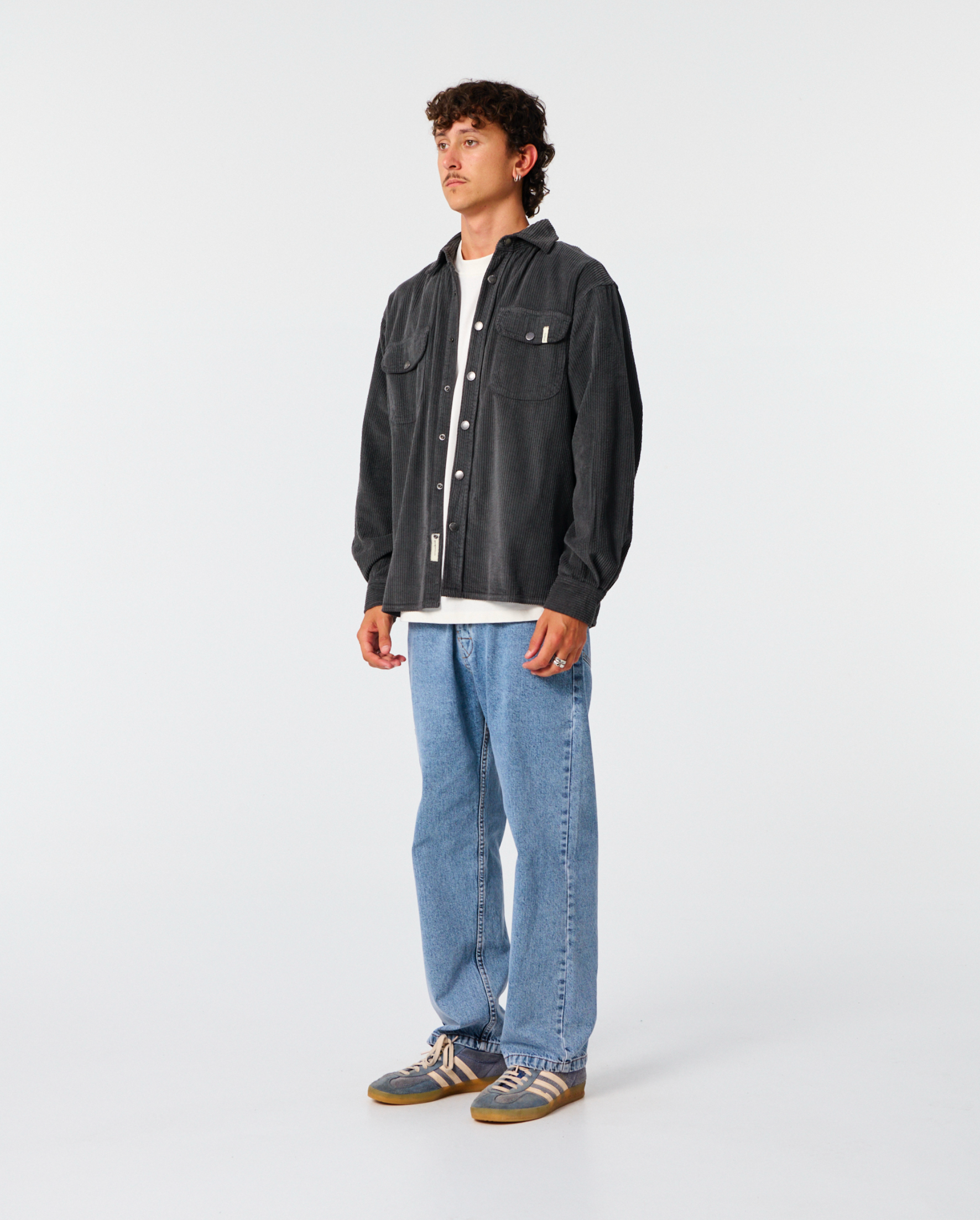 Surface Cord Overshirt - Phantom