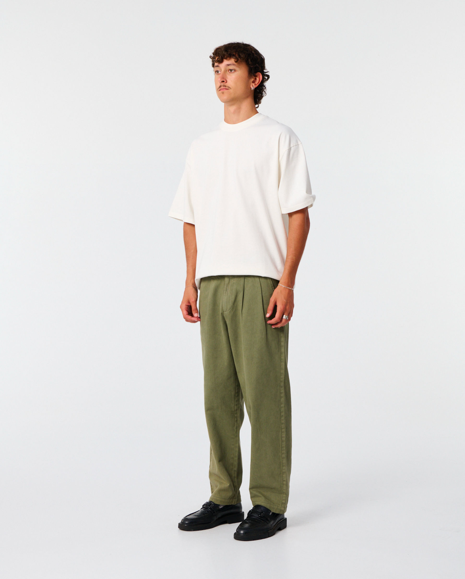 Harro Twill Pant - Dusty Green