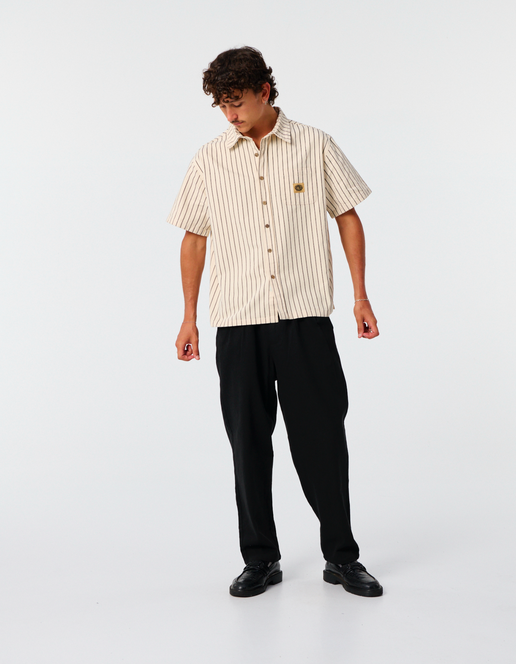 Portals S/S Shirt - Vintage White