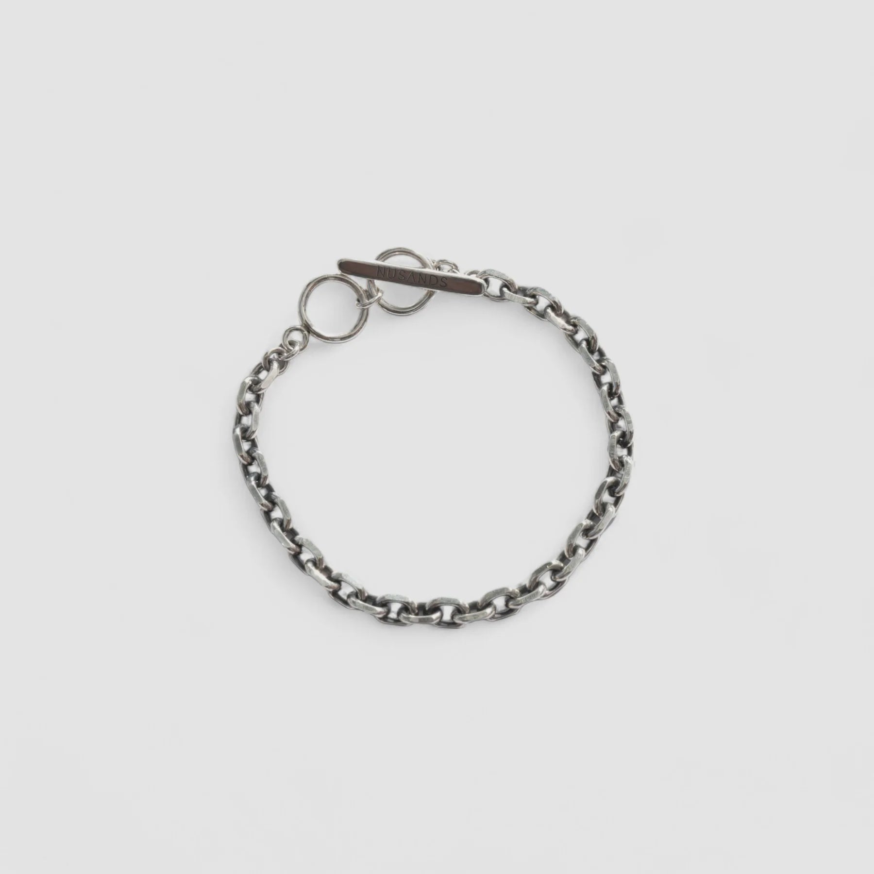 Shackled Chain Bracelet - Sterling Silver