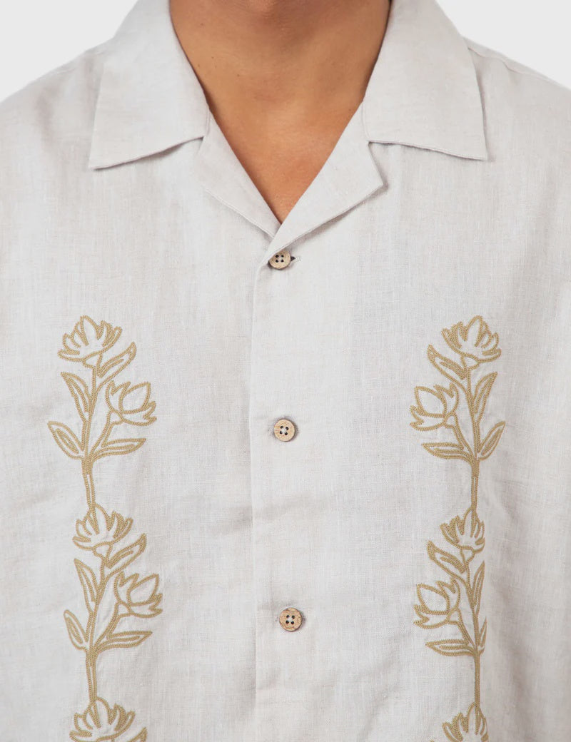 Huck S/S Shirt - Natural